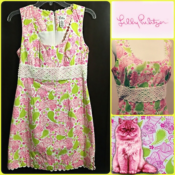 Lilly Pulitzer Dresses & Skirts - Lilly Pulitzer 'Blackjack Cats' Dress